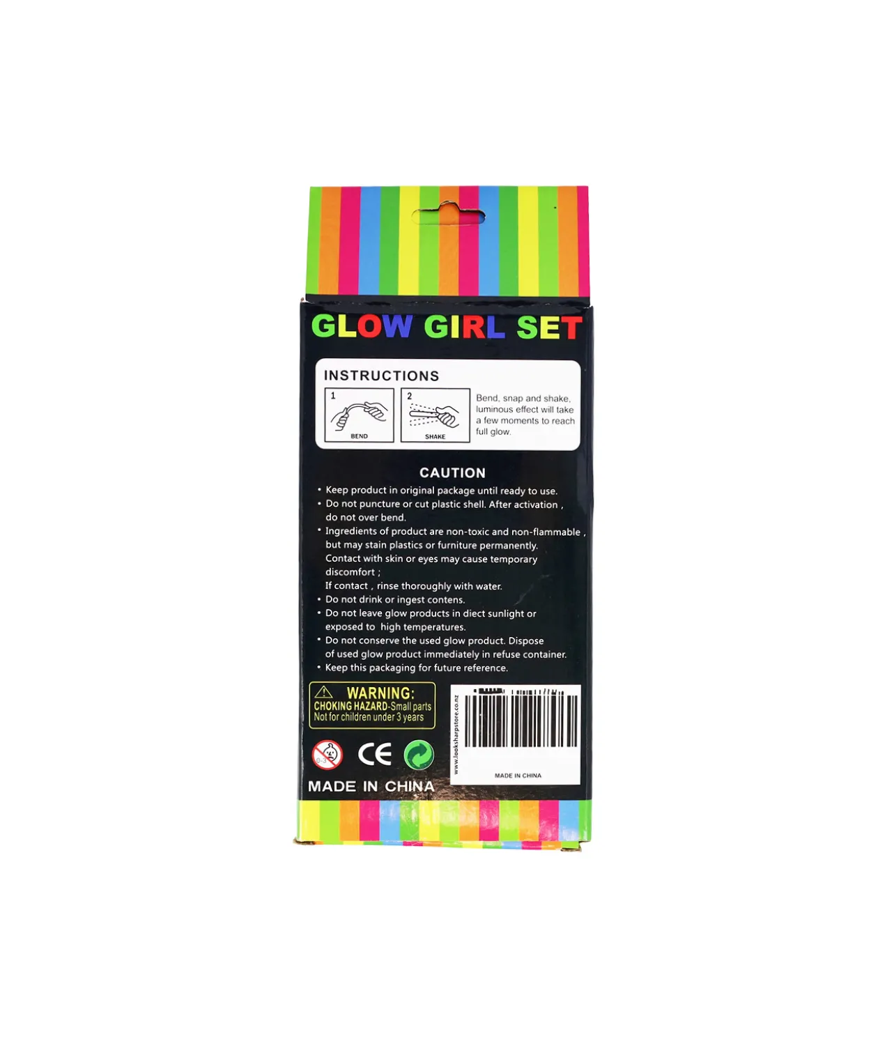 Butterfly Mask Glow In The Dark 6 Set
