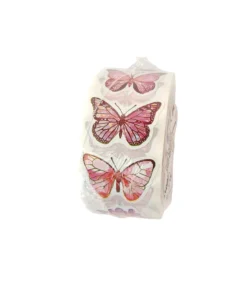 Butterfly Sticker Roll 2.5×2.5cm 500pc