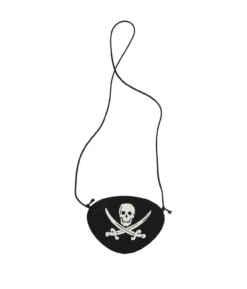 Caribbean Skull Single Eye Mask 12pc
