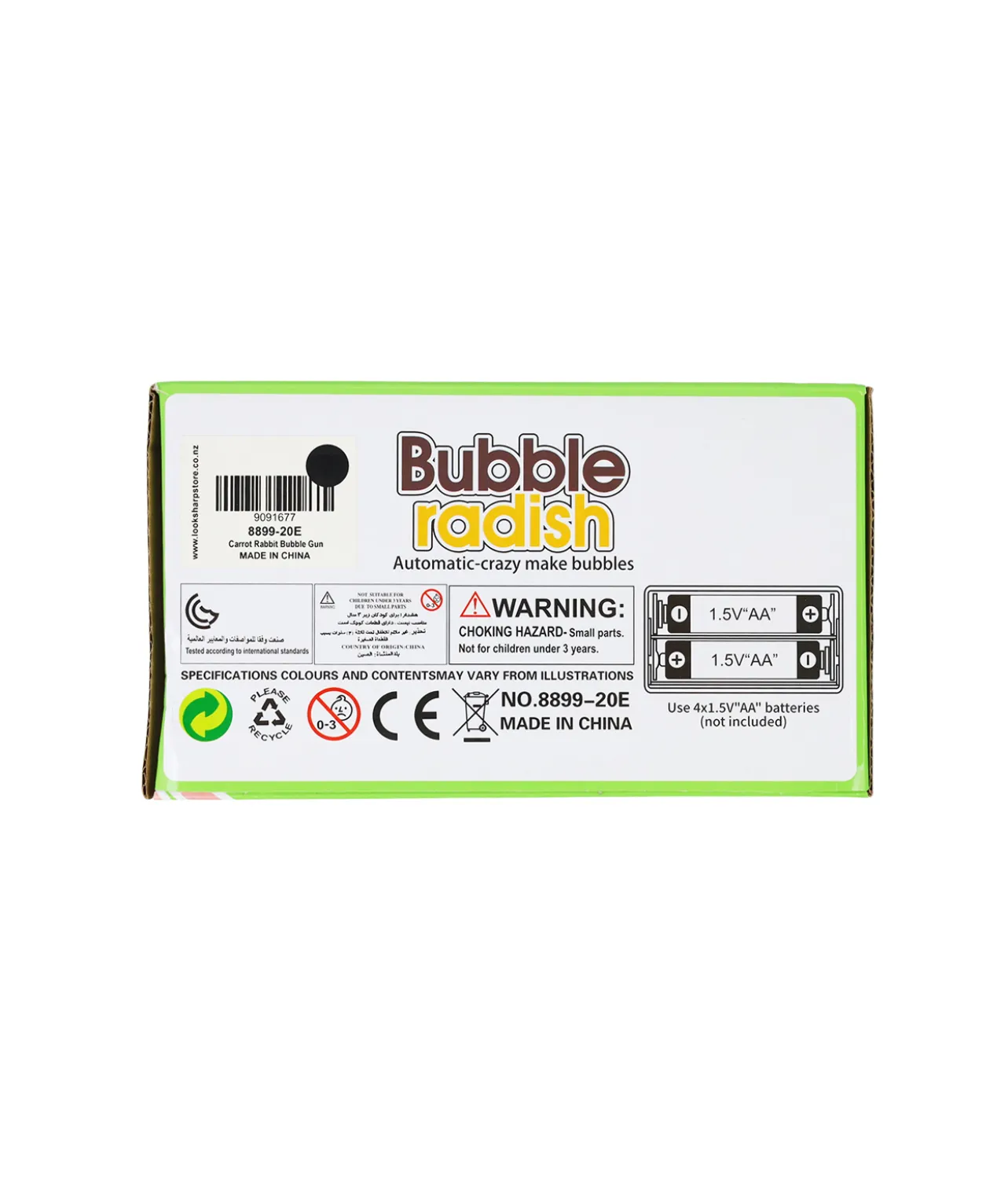 Carrot Rabbit Bubble Gun