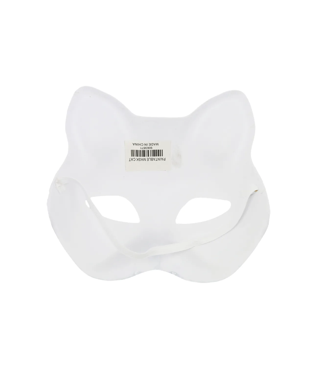 Cat Face Paintable Paper Mask