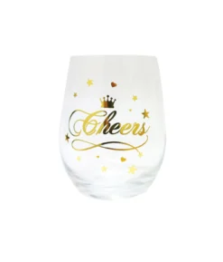 Cheers Stemless Wine Glass