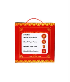 Chinese New Year Tableware Set 48pcs