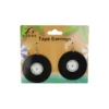 Circle Tape Earrings 8x6cm