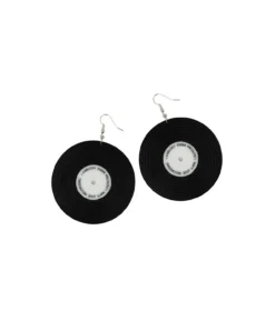 Circle Tape Earrings 8x6cm