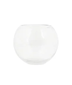 Clear Glass Fish Bowl Height 250mm