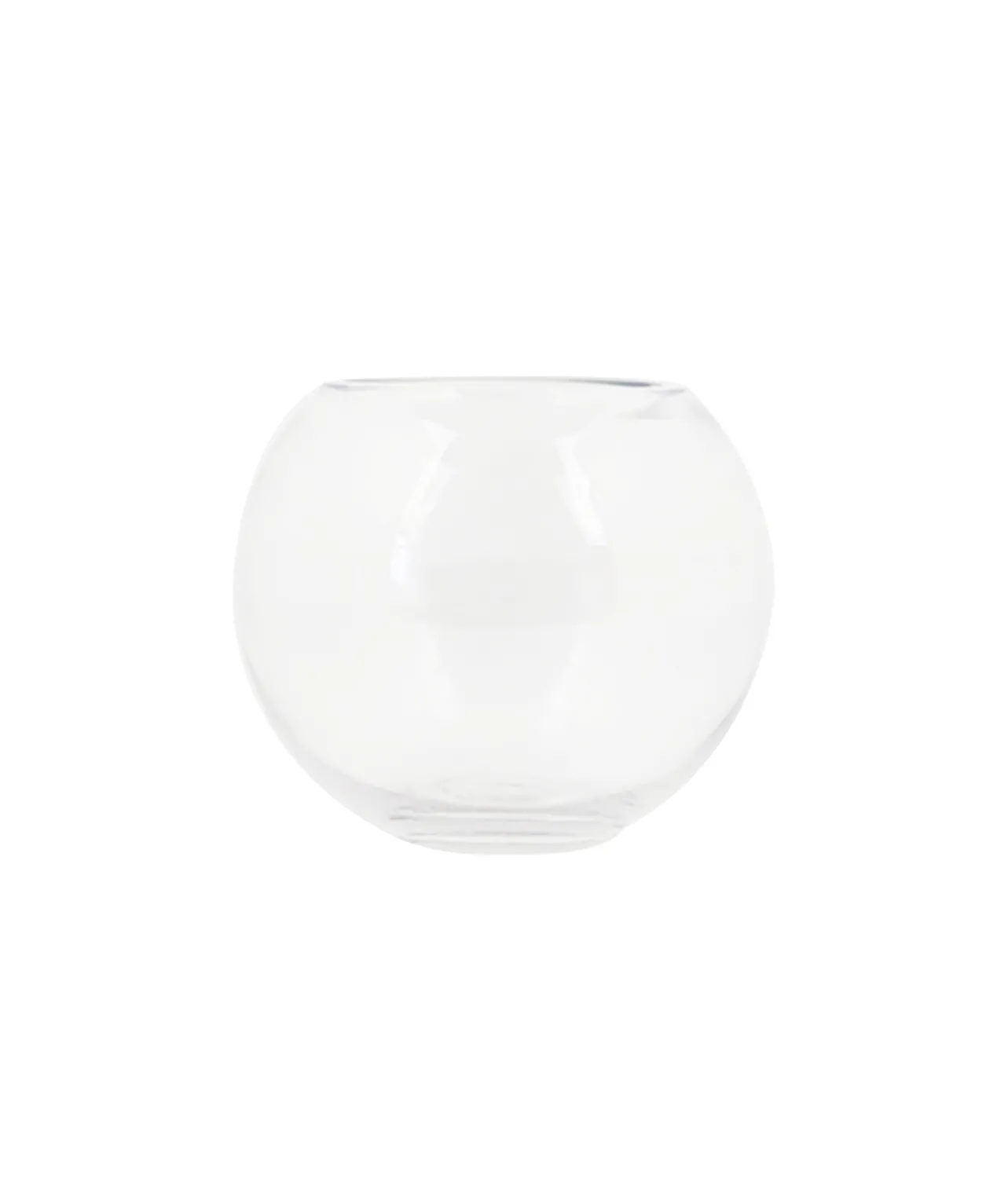 Clear Glass Fish Bowl Height 220mm