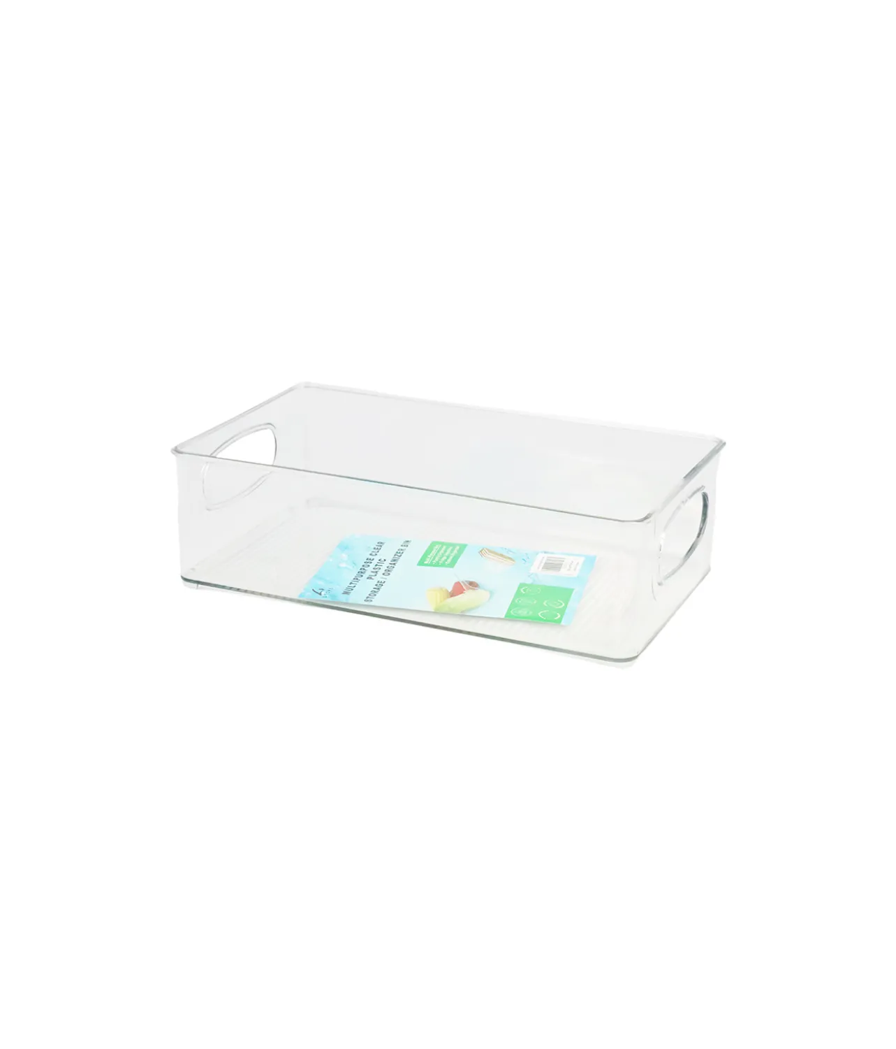 Clear Plastic Multipurpose storage box 25.1 x 15.2 x 7.5cm