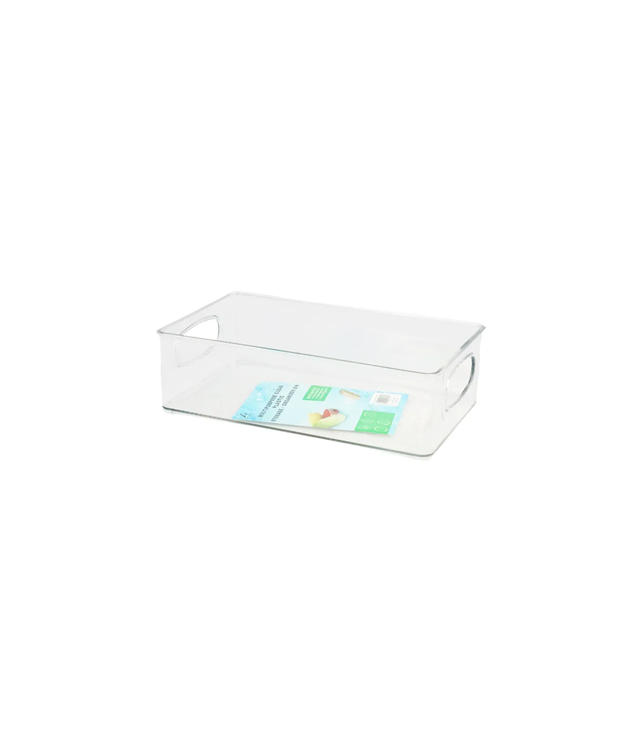 Clear Plastic Multipurpose storage box 23.6 x 13.3 x 6.1cm