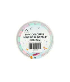 Colorful Spherical Needle 80pc 2cm