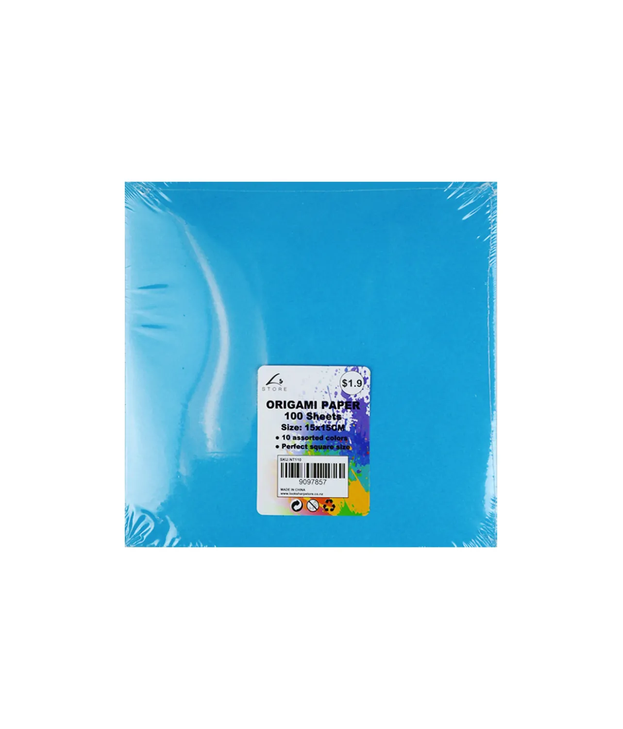 Colourful Origami Paper 100 Sheet