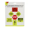 Construction Sign Board Set 7pc