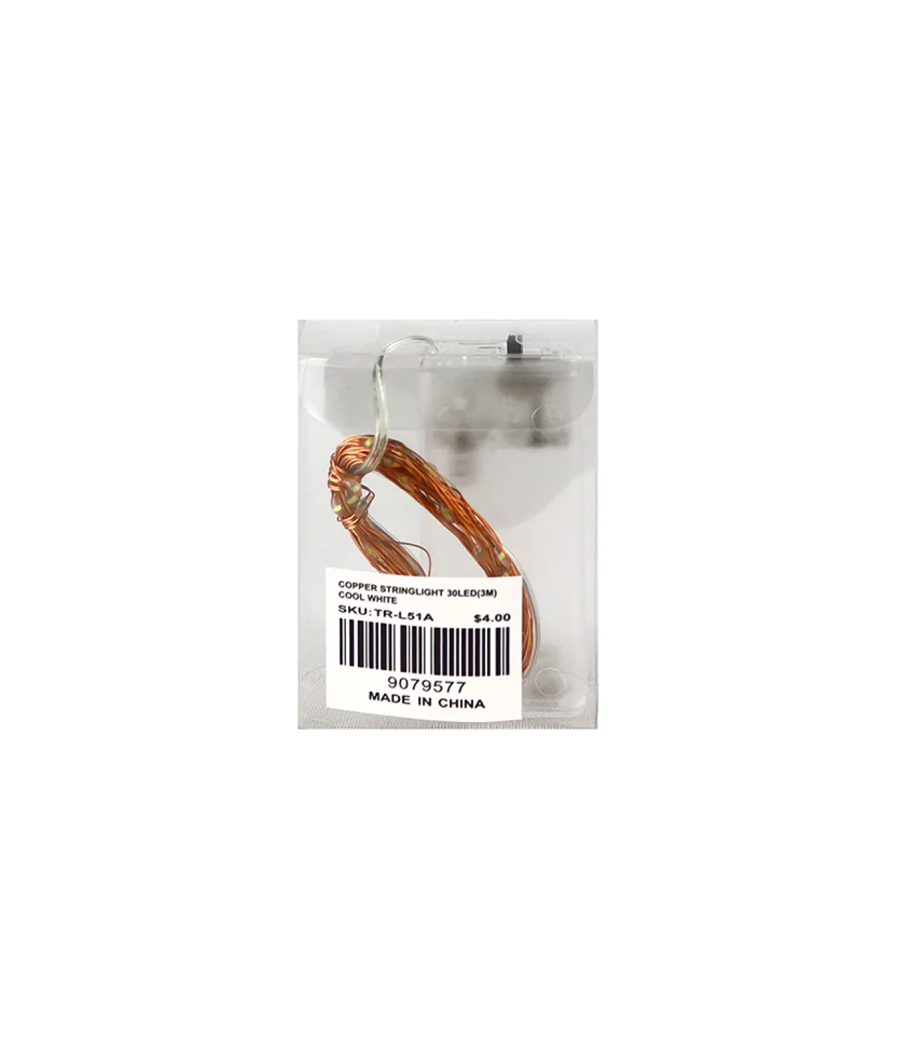 Copper Wire Cool White Seed Lights 30 LED