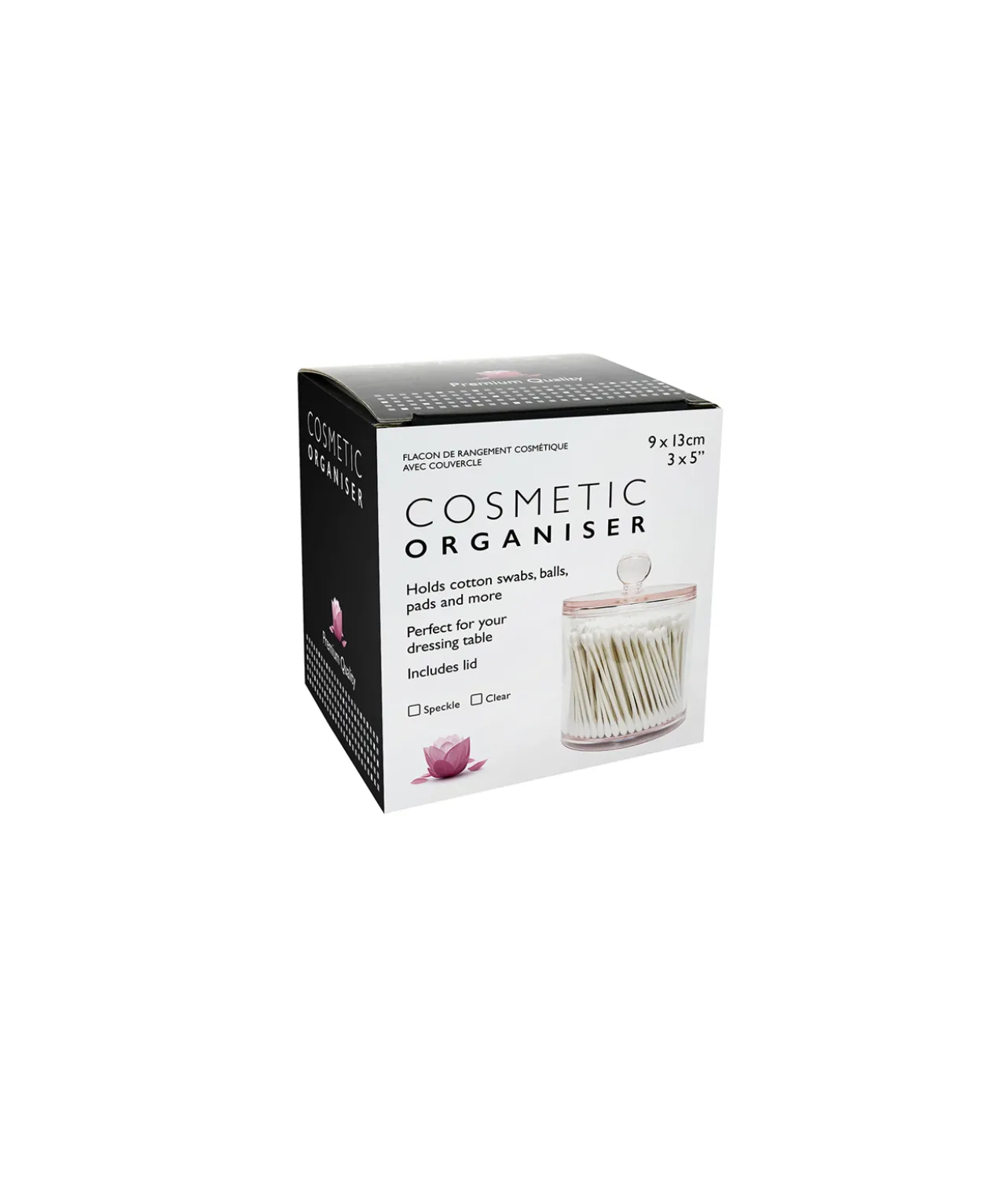 Cosmetic Organiser With Lid