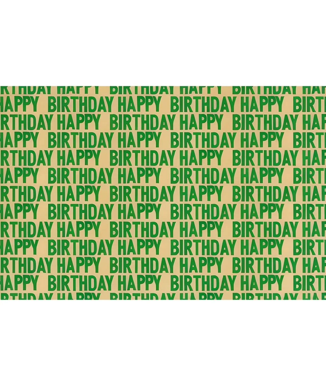 Craft Wrapping Paper With Birthday Print Assorted 70cmx5m