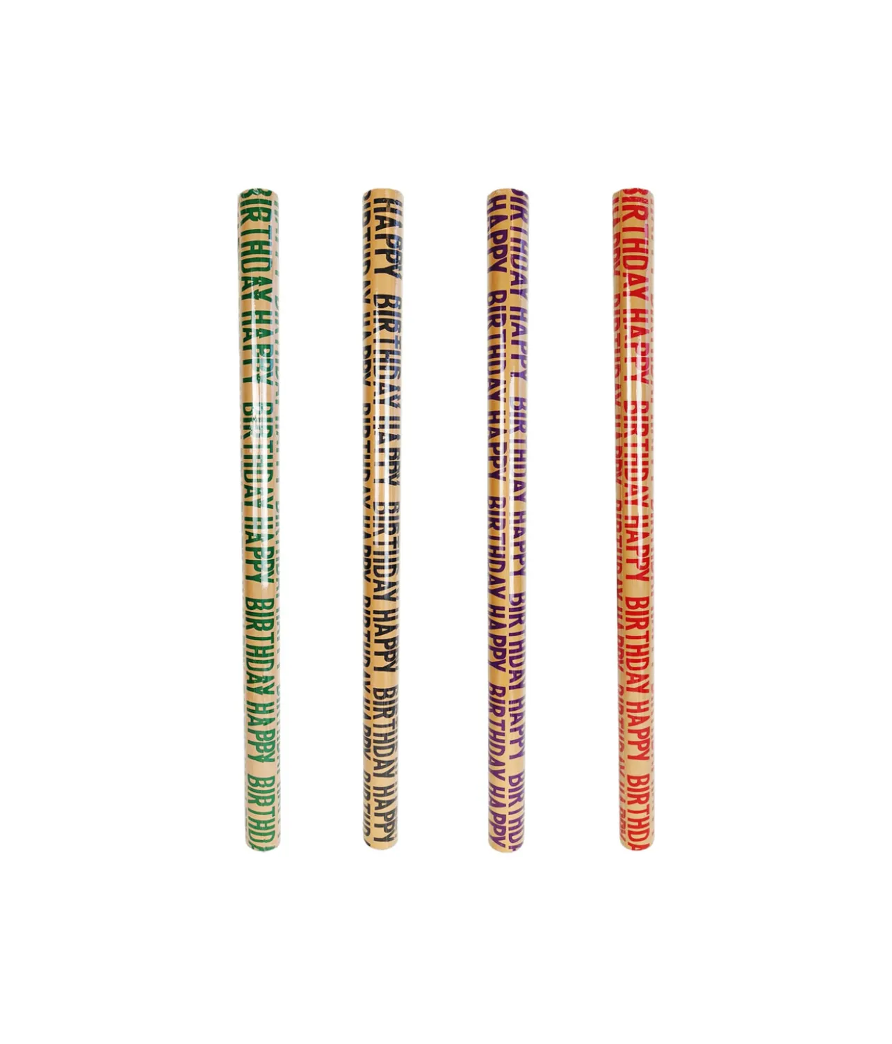 Craft Wrapping Paper With Birthday Print Assorted 70cmx5m