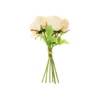 Cream Rose 7 Heads 30cm