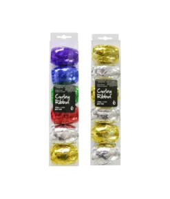 Curling Foil Ribbon 10m 6pk