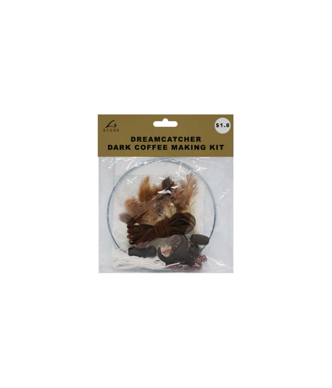 Dark Coffee DIY Dream Catcher Kit