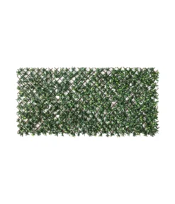 Dark Green Artificial Willow Trellis 1x2m