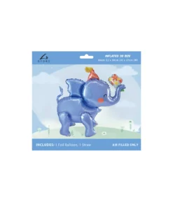 3D Elephant Foil Balloon 60x59x27cm