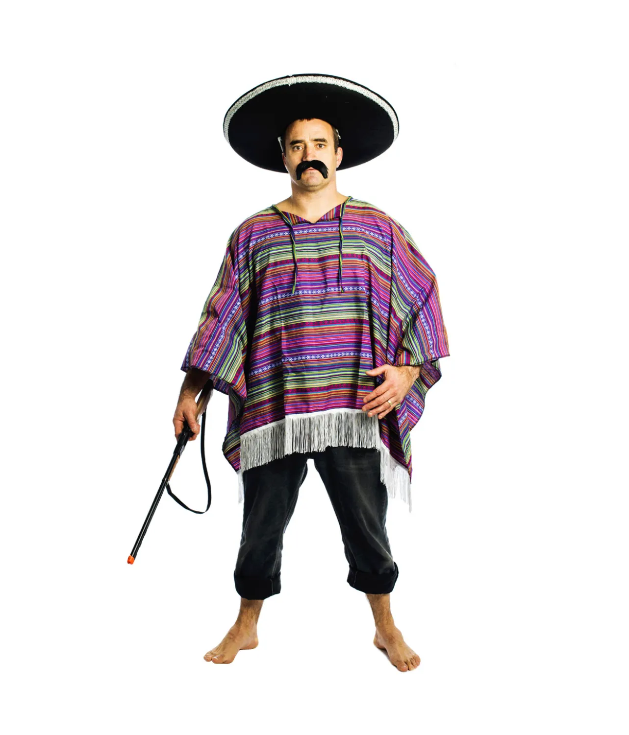Deluxe Red Poncho