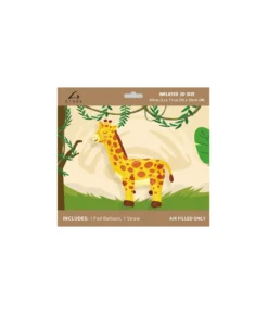 3D Giraffe Foil Balloon 69x71x30cm