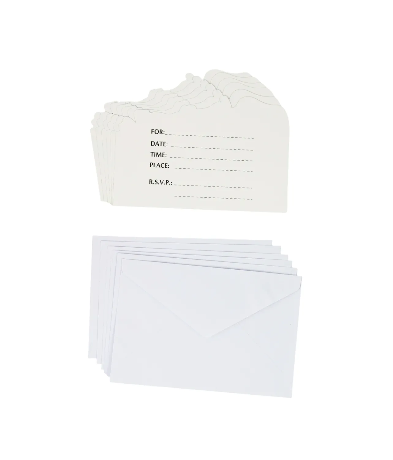 Dinosaur Invitation Card With Envelope 6pcs