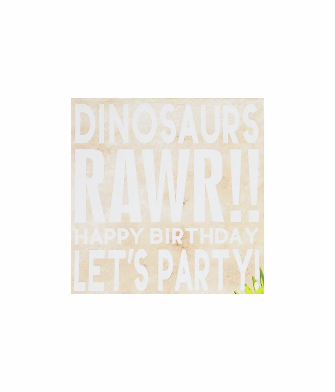 Dinosaur Napkins 20pc