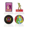 Disco Paper Honeycomb 4pc 15x18cm