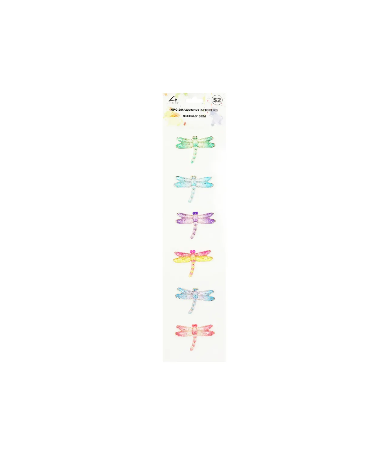 Dragonfly Stickers 6pc