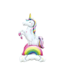 3D Unicorn Rainbow Foil Balloon 52x94x43cm
