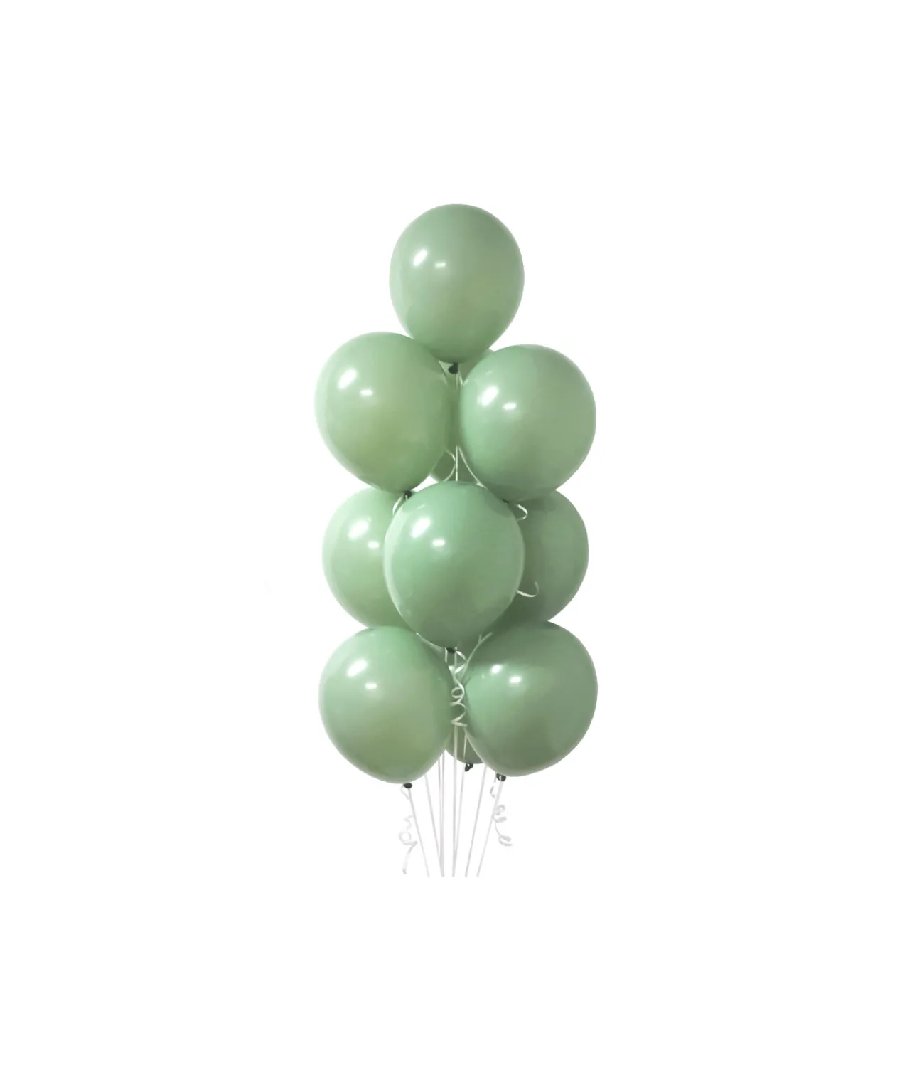 Dusty Green Latex Balloons 12inch 20pk