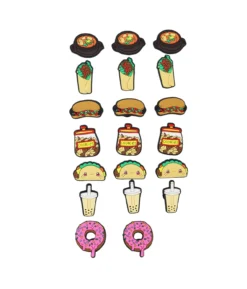 Food Shoe Charms 20pc