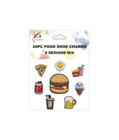 Food Shoe Charms 20pc