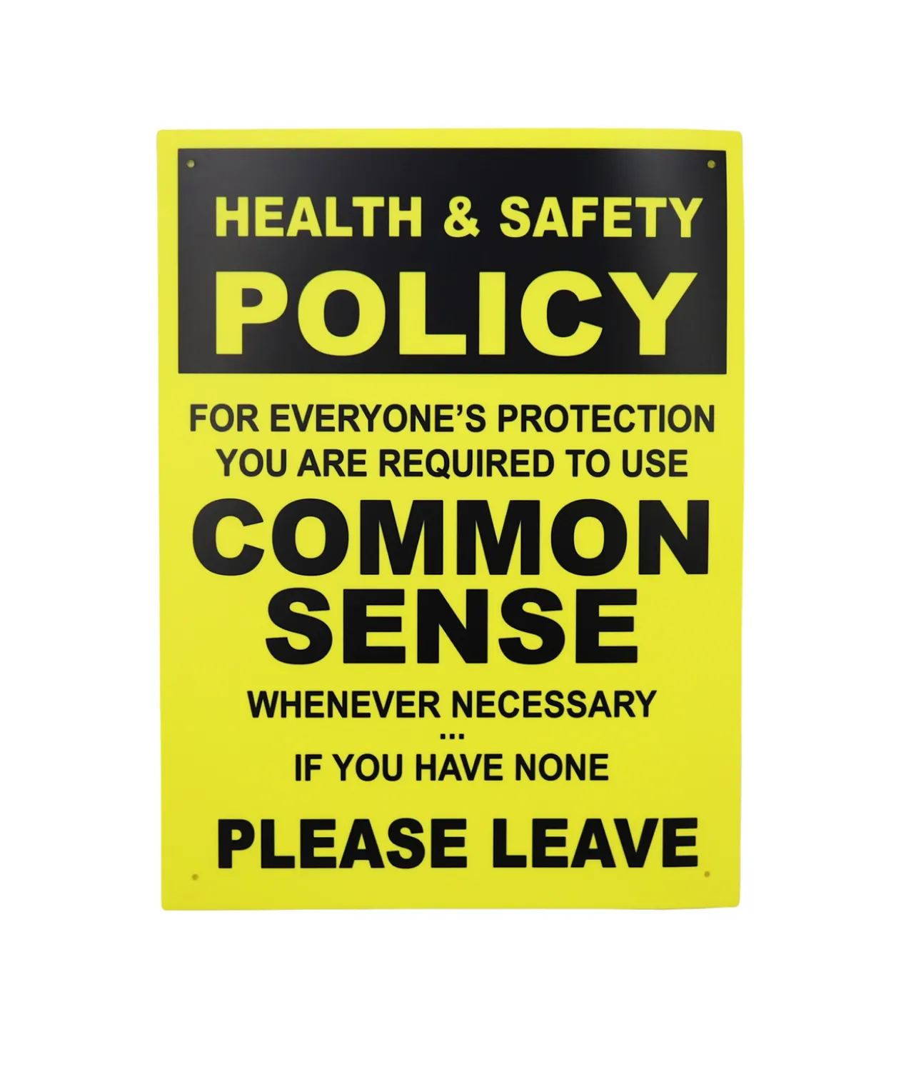Funny Sign Board (H&S) 30x40cm