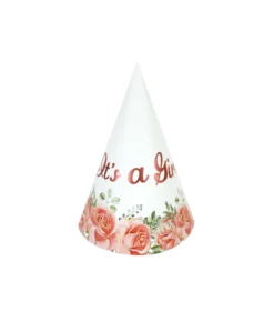 Girl Hot Stamping Paper Hats 10pc