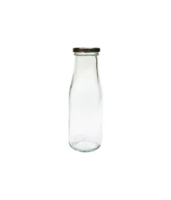 Glass Bottle With Tin Lid 400ml