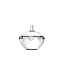 Glass Candy Bowl With Lid 12cm