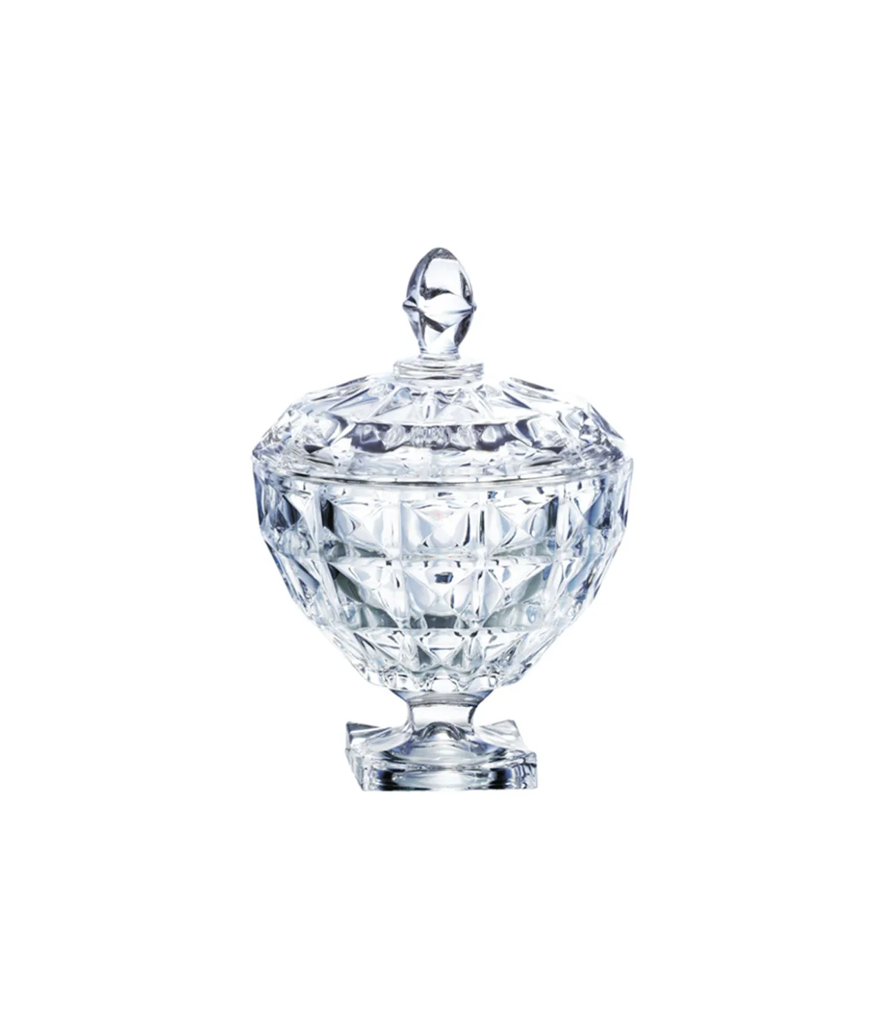 Glass Candy Jar With Lid 17.5cm