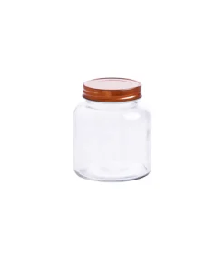 Glass Jar With Copper Lid 330ml
