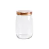 Glass Jar With Copper Lid 980ml