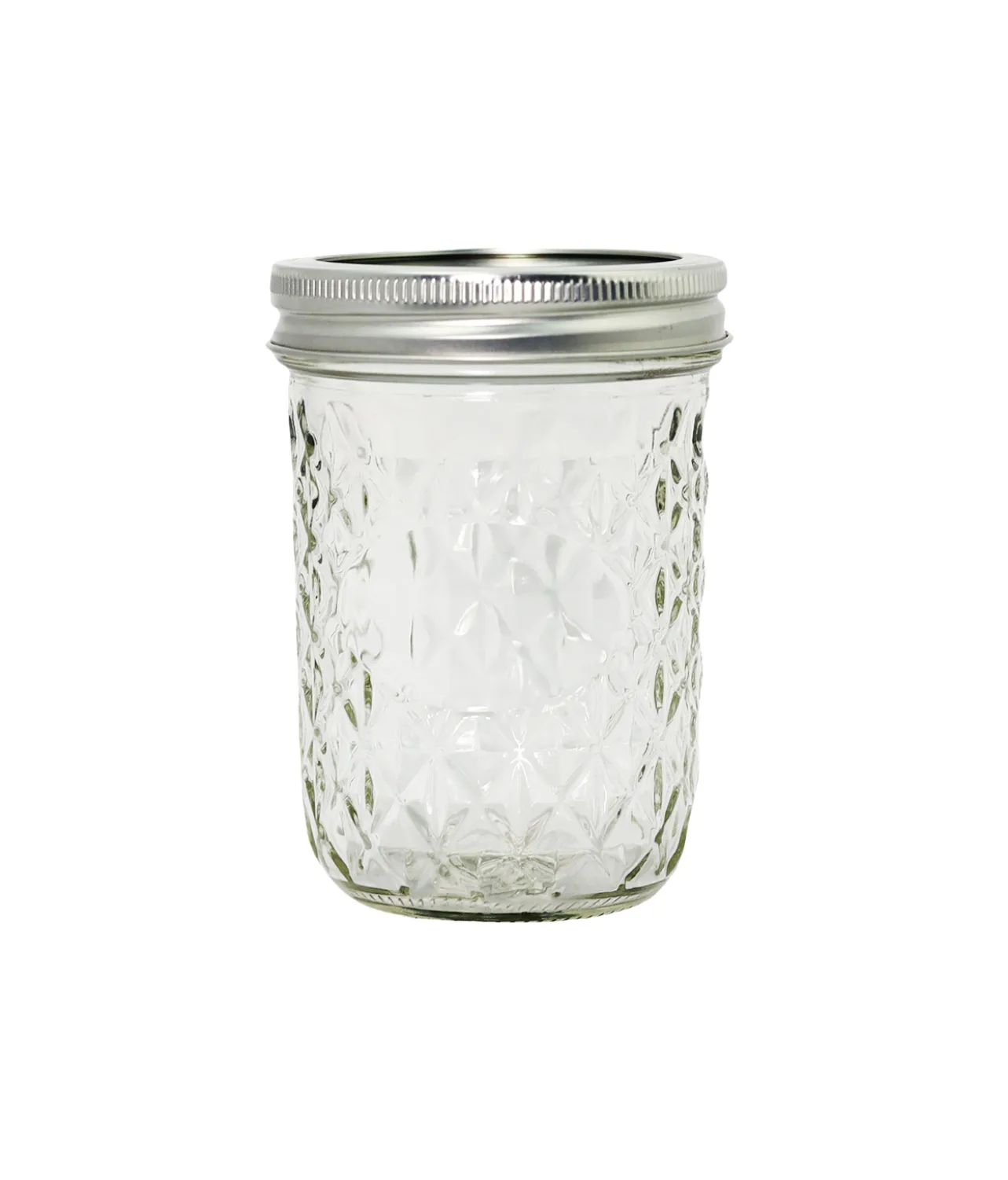 Glass Mason Jar With Metal Split Lid + Chalkboard 16oz