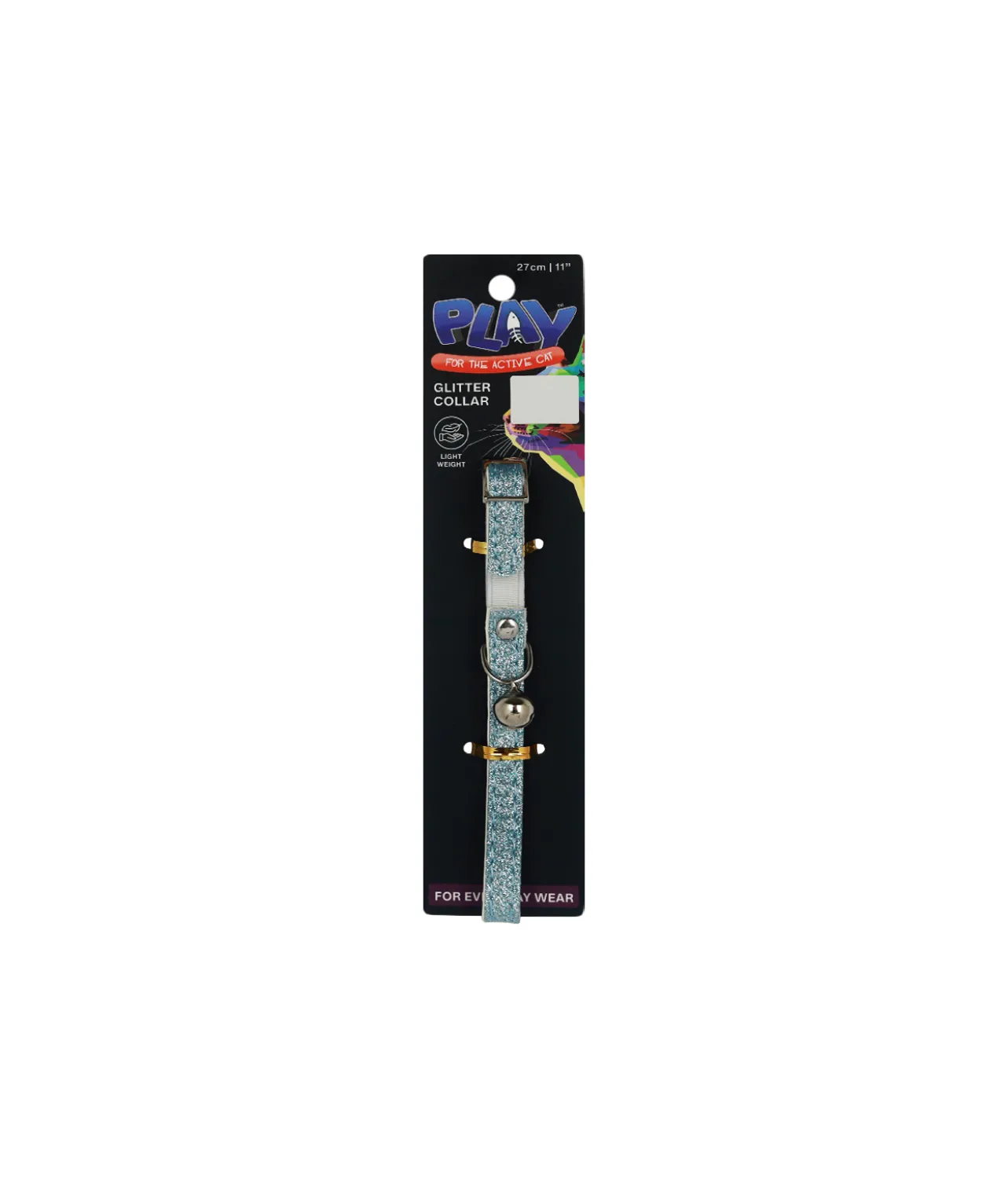 Glitter Kitten Collar Assorted 27cm