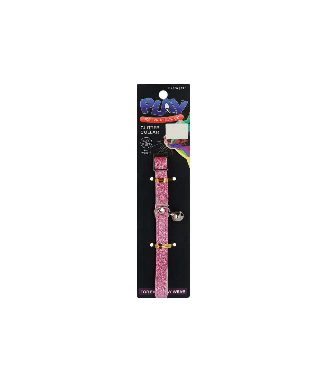 Glitter Kitten Collar Assorted 27cm