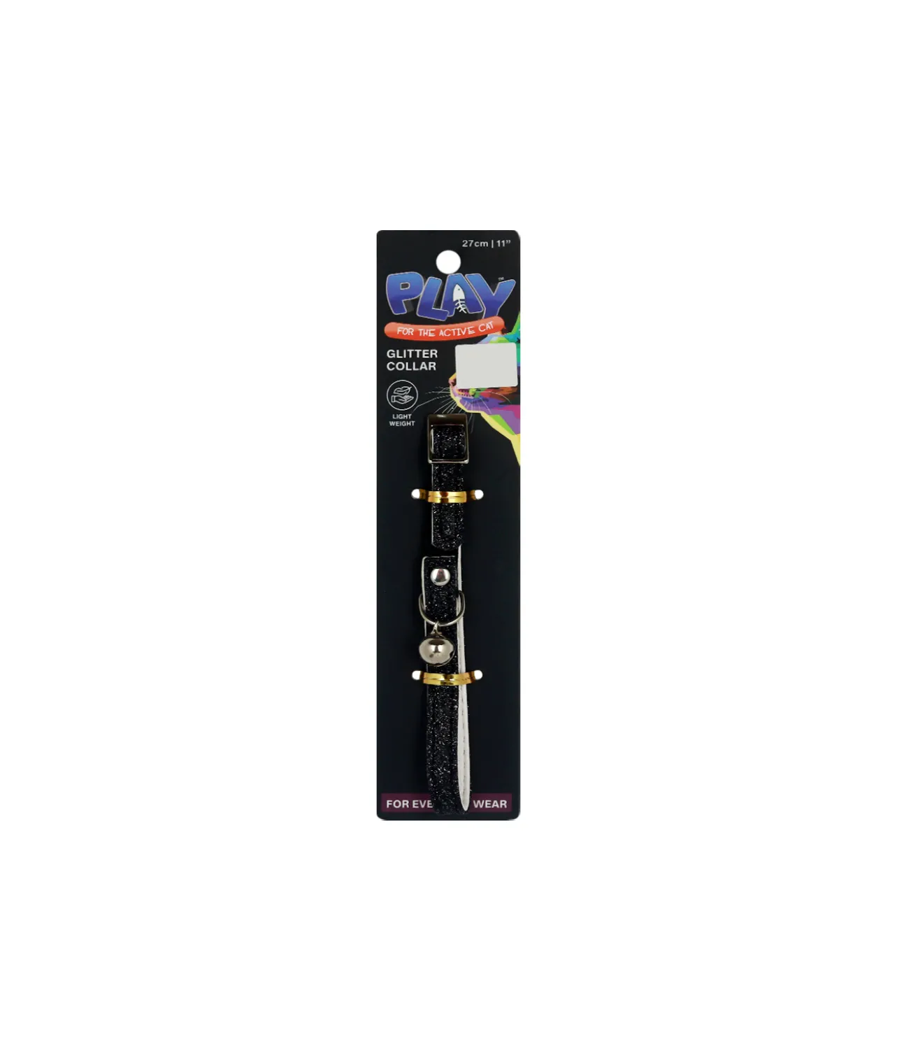 Glitter Kitten Collar Assorted 27cm