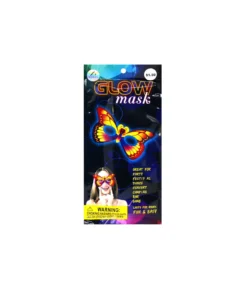 Glow In The Dark Butterfly Mask 1pc