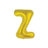 Gold Alphabet Foil Balloon Letter Z