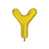 Gold Alphabet Foil Balloon Letter Y