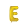 Gold Alphabet Foil Balloon Letter E